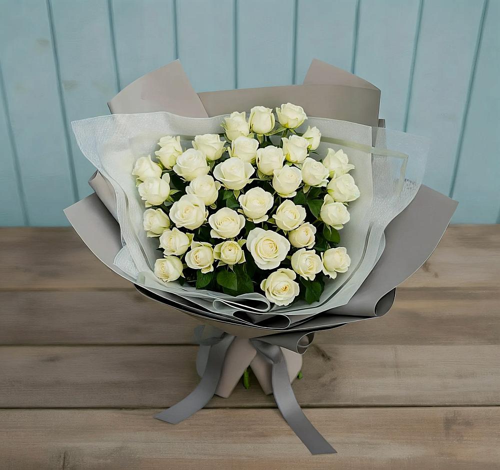 Букет Белоснежная нежность в Куртамыше