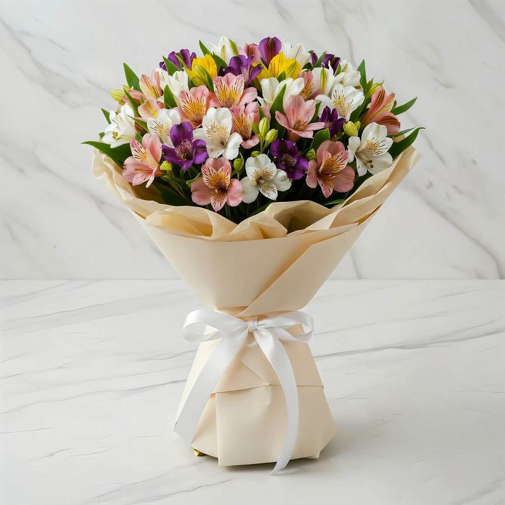 Букет цветов из: Альстромерии в Куртамыше