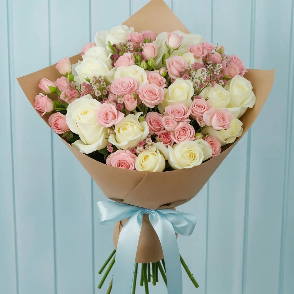 Букет цветов из: Розы в Куртамыше