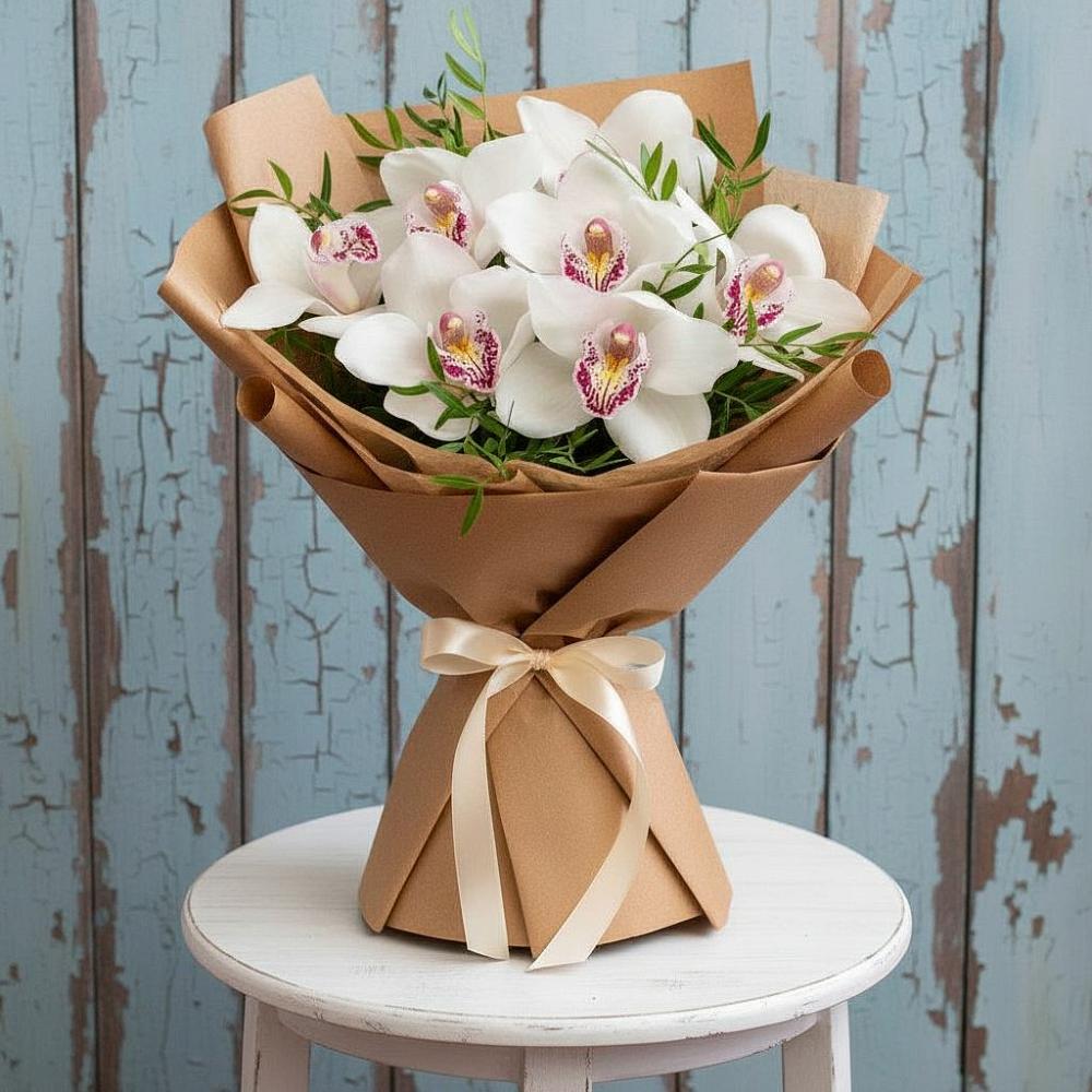 Букет цветов из: Орхидеи и Розы в Куртамыше
