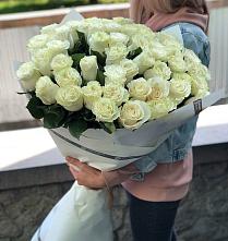 Букет 35 Белых роз в Куртамыше