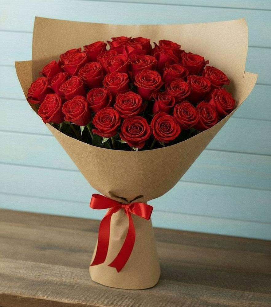 Букет Красные розы Милано в Куртамыше