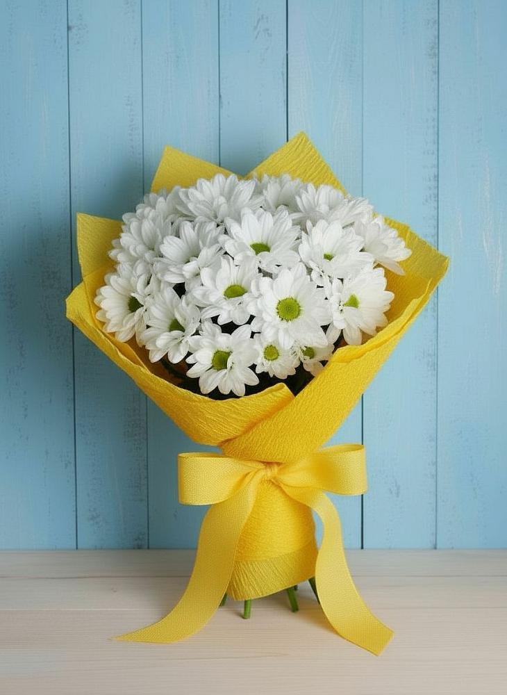 Букет цветов из: Хризантемы в Куртамыше