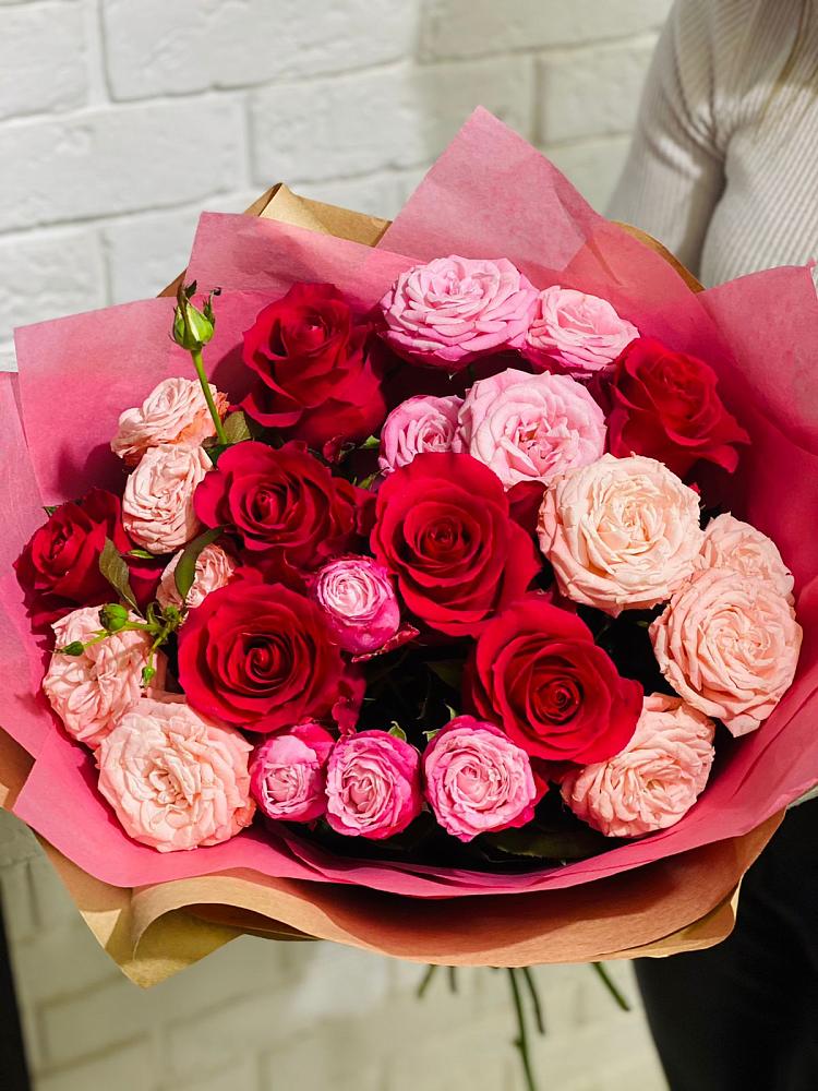 Букет цветов из: Розы в Куртамыше