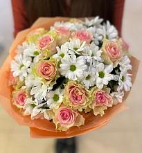 Букет цветов из:  Розы и Хризантемы #REPLACE_PRED# Куртамыше