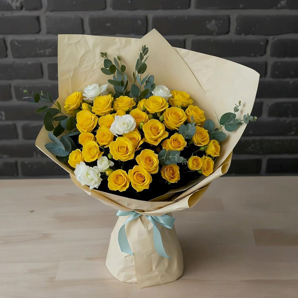 Букет цветов из: Розы в Куртамыше