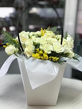 Композиция бриллиант в Куртамыше Цветочная композиция из Розы в Куртамыше