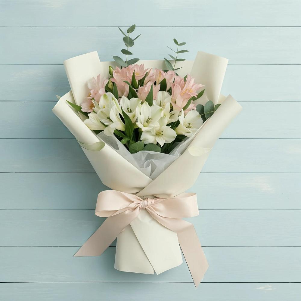 Букет цветов из: Альстромерии в Куртамыше