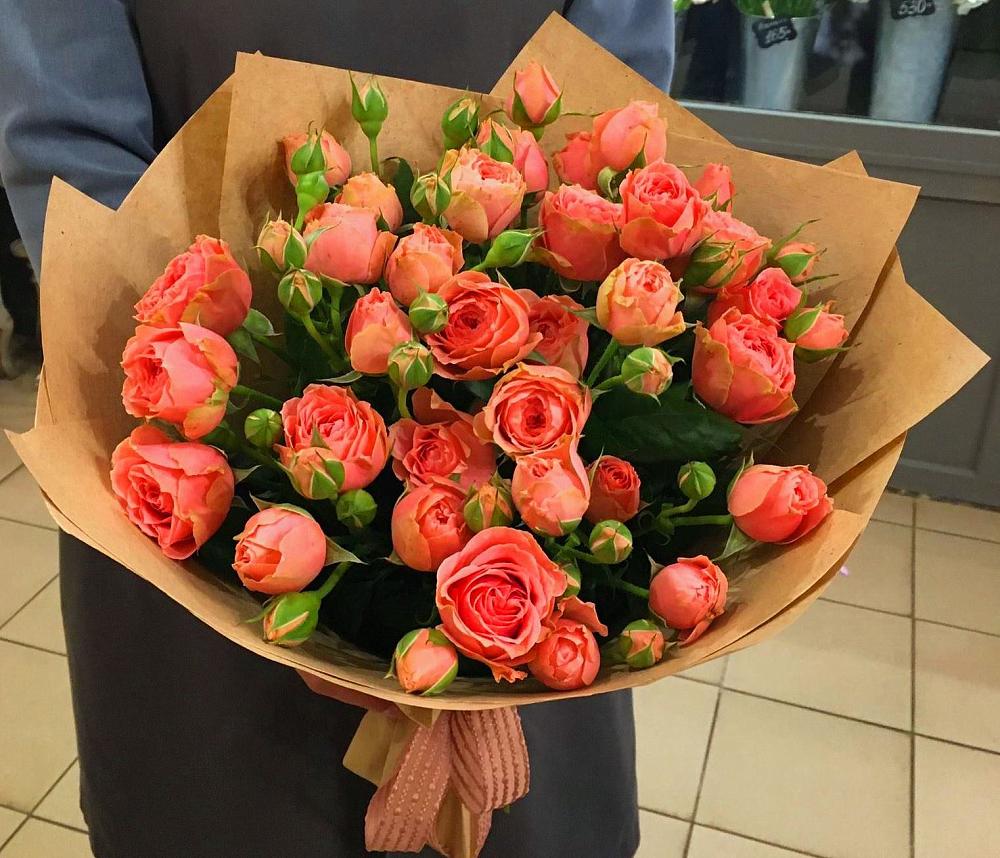 Букет Розовый десерт в Куртамыше Букет цветов из: Розы в Куртамыше