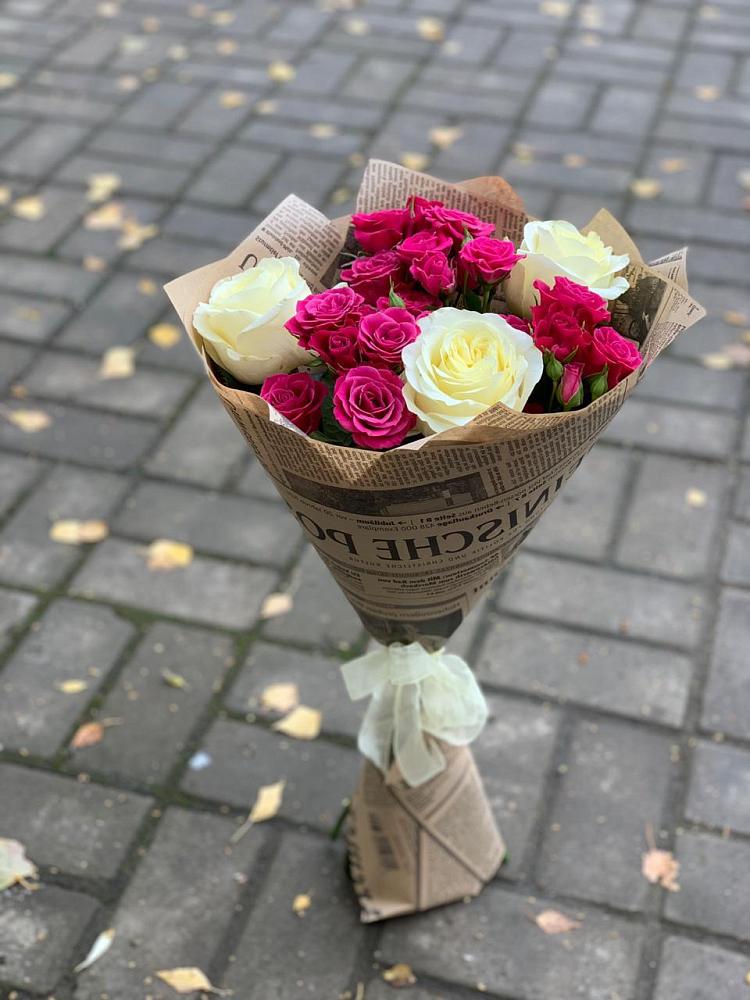 Букет цветов из: Розы в Куртамыше