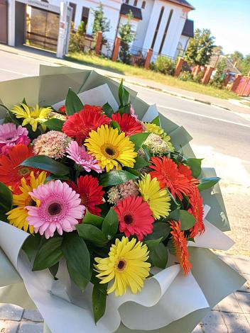 Букет цветов из: Герберы в Куртамыше