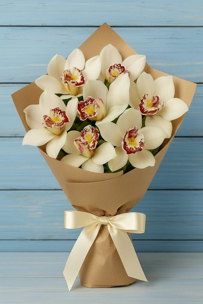 Букет цветов из: Орхидеи и Розы в Куртамыше